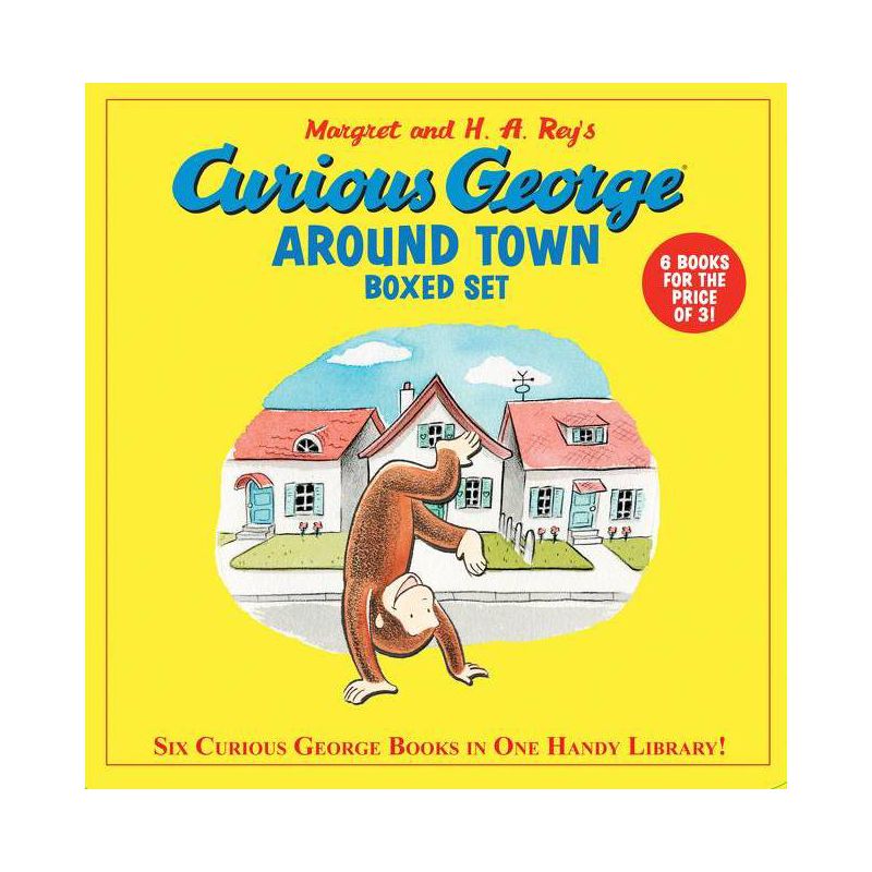 Curious George Around Town 6-Book Box Set - by  H A Rey (Paperback), 1 of 2