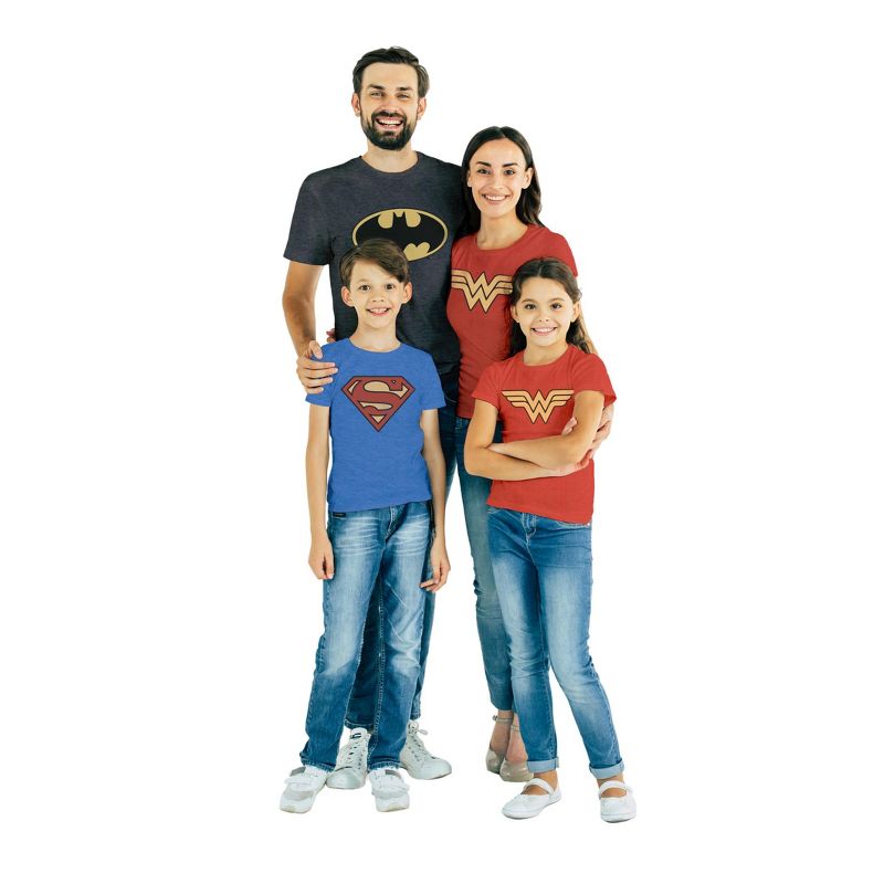 DC Comics DC Comics Justice League Batman Superman Wonder Woman T-Shirt Toddler, 1 of 8