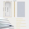 32/40/48/56/60in LED Mirror Bathroom Wall Mirrors w/ Lights Gold Frame Dimmable 3 Colors Anti-fog, Decor Wall Mirror - 2 of 4