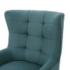 Sapphtopaz Accent Chair Comfy Chair Wood Armchair with Decoration Accent Chairs for Living Room, Bedroom - 4 of 4