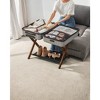 Luggage Rack with Storage Shelf, Suitcase Stands, Luggage Stand, Foldable for Easy Storage, Bamboo,Holds up to 131 lb, 26.38 x 18.5 x 20.12 inches - 3 of 4