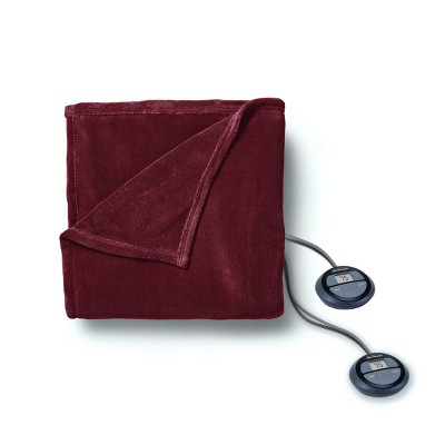 Sunbeam electric throw online blanket