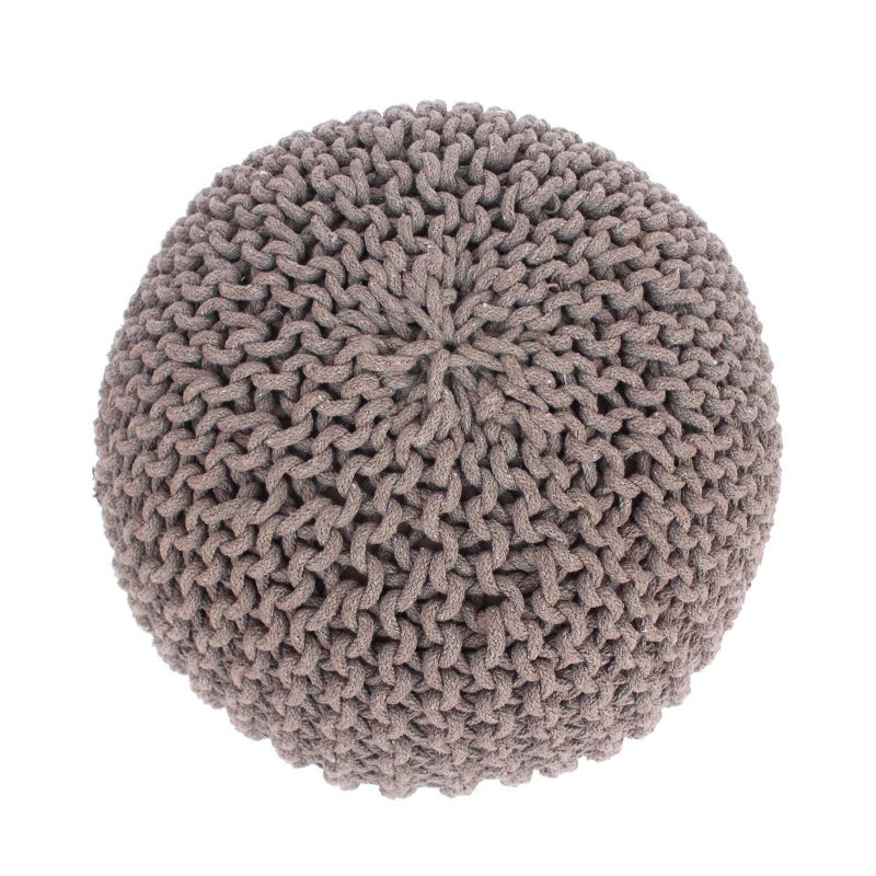 Moro Handcrafted Modern Cotton Pouf - Christopher Knight Home, 4 of 12