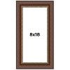 PosterPalooza | Panoramic Traditional Brown Picture Frame - UV Acrylic, Foam Board Backing, Hanging Hardware - 2 of 4