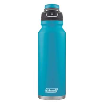 Coleman 40oz Stainless Steel Free Flow Vacuum Insulated Water Bottle with Leakproof Lid - Caribbean Sea