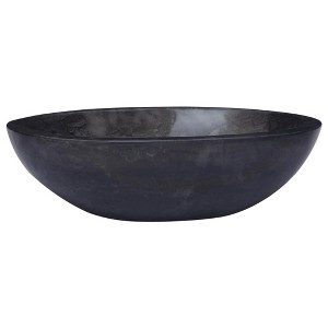 vidaXL Sink Black 20.9 in.x15.7 in.x5.9 in. Marble - 1 of 4