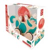 Hape Walk-A-Long Roll & Rattle Kitten in Teal for Toddlers - 3 of 4