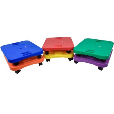 Sportime Large Ergonomic Scooters, 17 x 22 Inches, Set of 6