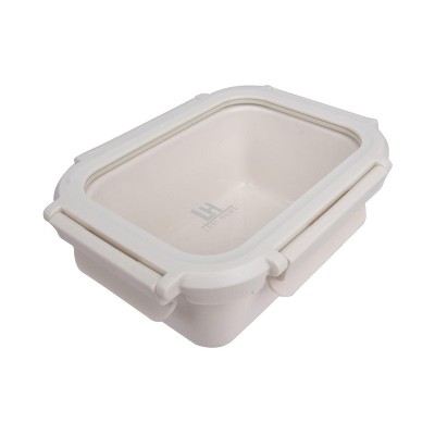 Lexi Home Brixton Oven Safe Porcelain Food Storage Containers with Glass Lids