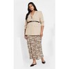 Women's Plus Size Anthea Print Maxi Dress - neutral | CITY CHIC - 3 of 4