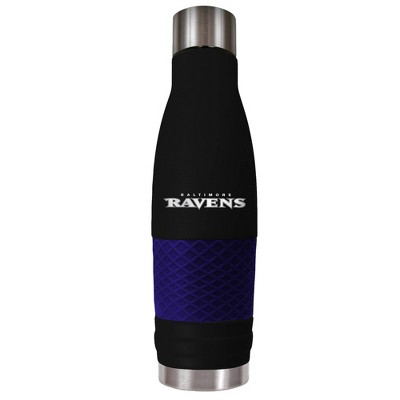 NFL Baltimore Ravens 20oz Sport Water Bottle with Silicone Grip
