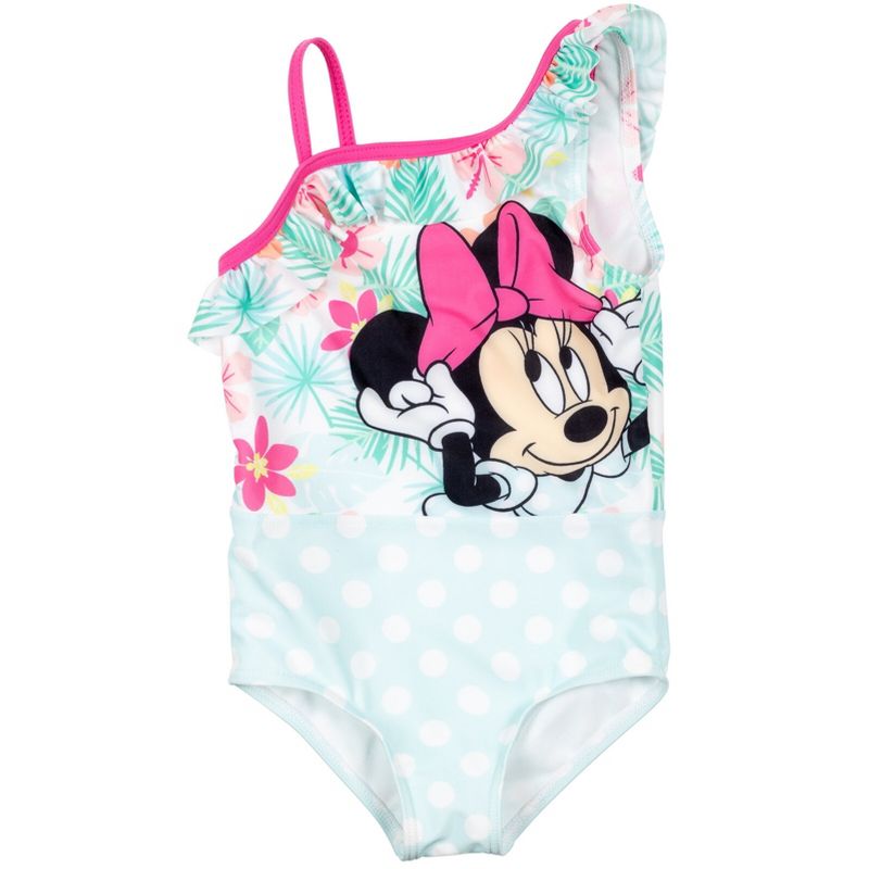 Disney Minnie Mouse Baby Girls One Piece Bathing Suit Infant, 3 of 9