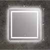 Chloe Lighting Speculo Back Lit Led Mirror 6000k Daylight White 28" Wide - 3 of 4