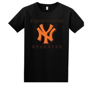 ENNOY PROFESSIONAL ✕ BASE LOGO T-SHIRT S Adult Nelsonville York High School Buckeyes Name & Graphic
