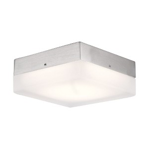 Kuzco Lighting Dartmouth 1 - Light Flush Mount in  Brushed Nickel - 1 of 1