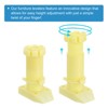 Unique Bargains Plastic Adjustable Thin Legs Furniture Leveling Feet for Bed Sofa 4 Pcs - 4 of 4