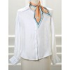Allegra K Women's Skinny Ribbon Neck Scarf 34x4 inches(LxW) - 2 of 4