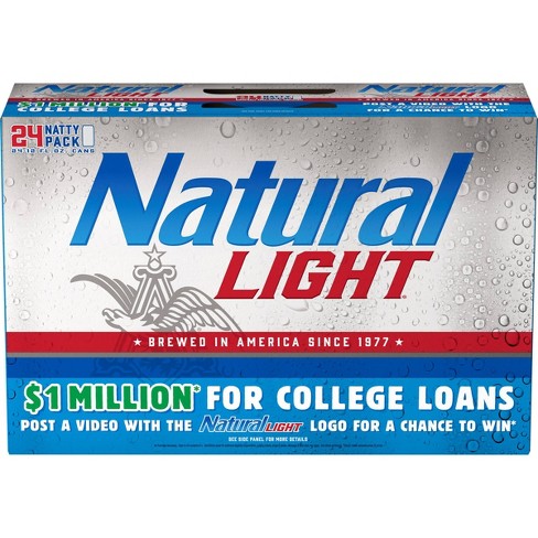 Natural Light Beer 24pk 12 Fl Oz Cans Target