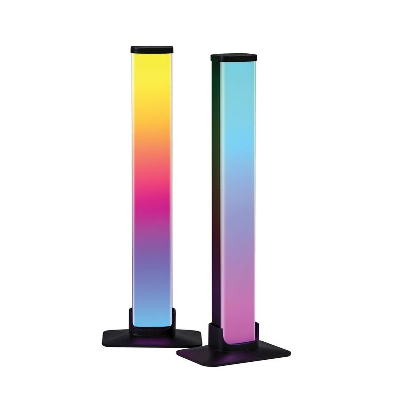 2pk Teen LED Light Bars with Sound React Novelty Table Lamp - West &#38; Arrow, 3 of 5