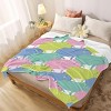 Hachikiko Capybara Print Throw Blanket - 30"x40" Soft Flannel Blanket for Kids & Adults - Cute Animal Decor for Couch & Bed - 2 of 4