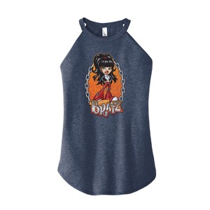 Women's - Bratz - Chains and Flames with Jade Graphic High Neck Tank - 1 of 3