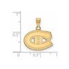 Black Bow Jewelry 14k Yellow Gold Montreal Canadiens NHL Small Pendant - 2 of 3