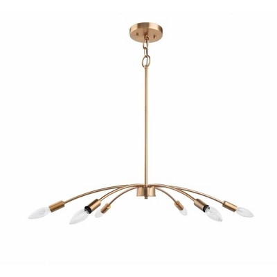 Brio Lighting Nimbus 6 - Light Chandelier in  Gold