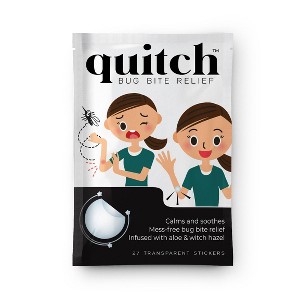 Quitch Bug Bite Relief Patch - 27ct: Soothing Witch Hazel Infused Patches, Travel Size Anti-Itch Treatment - 1 of 4