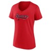 MLB Atlanta Braves Women's V-Neck Core T-Shirt - 2 of 3