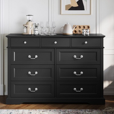 Drawers Dresser for Bedroom, Wood Bedroom Dresser Farmhouse Drawer Chest