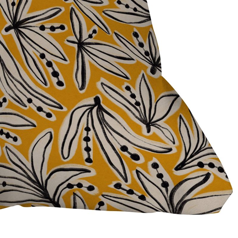 Alisa Galitsyna Lily Flower Outdoor Throw Pillow Yellow - Deny Designs, 3 of 5