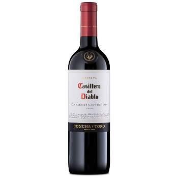 Casillero Del Diablo Cabernet Sauvignon Red Wine - 750ml Bottle