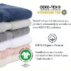 Delara 100% Organic Cotton 650 GSM Long Staple, Soft, Quick Dry & Ultra-Absorbent Bath Sheet (Pack of 4) - 4 of 4