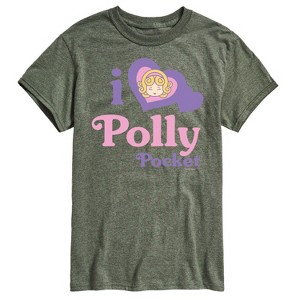 Men's - Polly Pocket - I Love Polly Pocket Short Sleeve Graphic T-Shirt - 1 of 4
