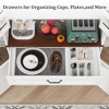 71" Tall Kitchen Pantry Storage Cabinet, Modern Kitchen Hutch Bar Cabinet With Microwave Stand - 2 of 4