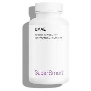 SuperSmart DMAE Supplement 390mg per Day (Dimethylaminoethanol) - from DMAE Bitartrate | Non-GMO & Gluten Free - 150 Vegetarian Capsules - 1 of 1