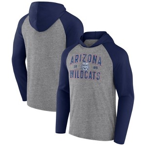 NCAA Arizona Wildcats Men's Gray Lightweight Hooded Sweatshirt - 1 of 3