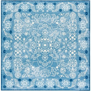 Martha Stewart Floral - MSRW194 - Indoor Power Loomed Machine Washable Skid-Resistant Rugs - 1 of 4