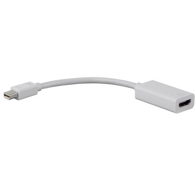Monoprice Mini DisplayPort 1.2a to 4K at 60Hz HDMI Active HDR Adapter - White