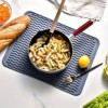 1pc Silicone Dish Drying Mat, Can Be Used Multiple Times; Non-slip Soft Silicone Coaster with Water Collector, 15.75*11.81 Inch - 2 of 4