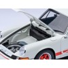 Porsche 911 Carrera 2.7 RS Grand Prix White with Red Stripes and Wheels 1/18 Model Car by Autoart - 4 of 4