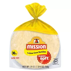 Mission Gluten Free Yellow Corn Tortillas - 25oz/30ct