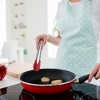 Unique Bargains Non-stick Silicone Round Head Stainless Steel Kitchen Tongs for Cooking 1 Pc - 3 of 4