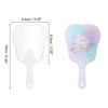 Unique Bargains Tooth Shape Handheld Mirror Assorted Color 1 Pc - image 2 of 3