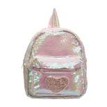 Limited Too Girl's Mini Backpack in Heart Sequins
