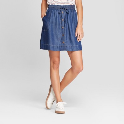 target blue jean skirt