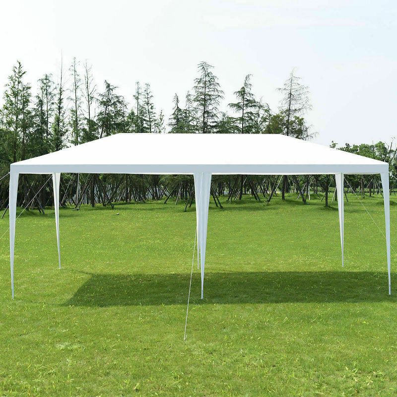 Tangkula 10'x20' Outdoor Canopy Weather-resistant Tent Wedding Party Tent 4 Sidewalls W/Carry Bag, 3 of 11