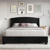 ChaletPosh Velvet Platform Bed with Storage - 2 of 4