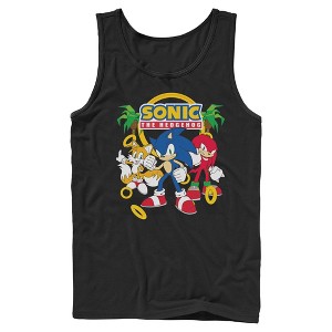 Mens Sonic the Hedgehog Classic Trio Pose Tank Top - 1 of 4