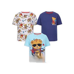 Daniel Tiger's Boys 3 Pack Short Sleeve T-Shirt for Toddlers and Big Kids - 1 of 4